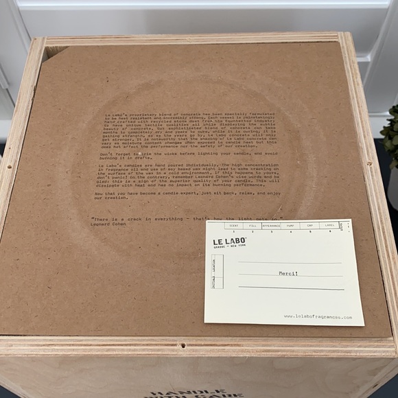 Santal 26 Concrete Candle
LE LABO NEW 🔥NO OFFERS🔥 - Picture 3 of 8